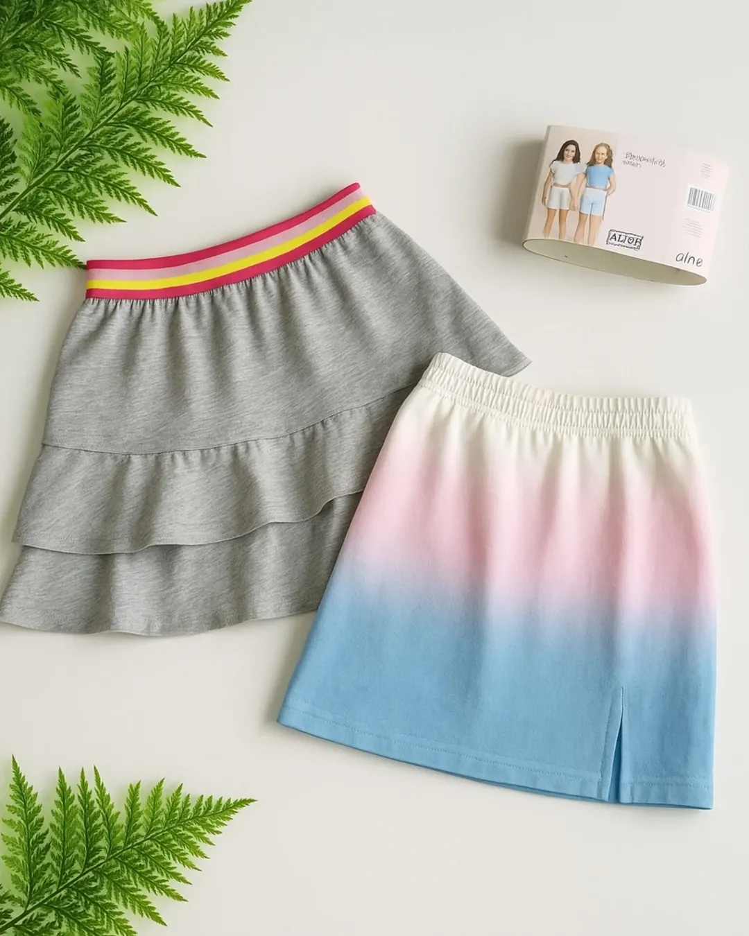 پک ۲ عددی دامن دورس دخترانه